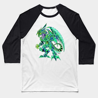 mexican kaiju the quetzalcoatl in mecha custom armor ecopop arts Baseball T-Shirt